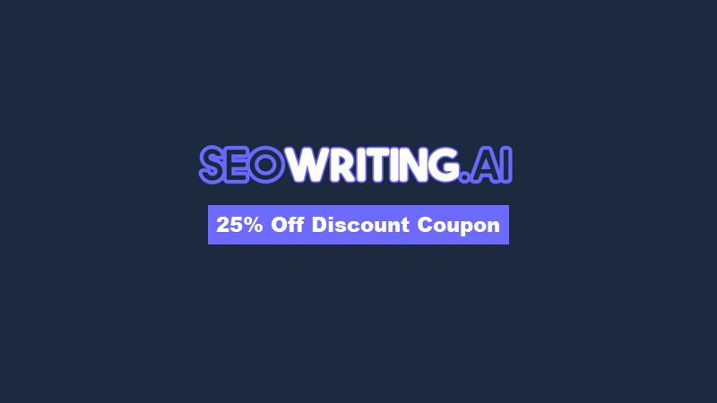 Exclusive SEOWriting.AI Coupon Code — 25% Off